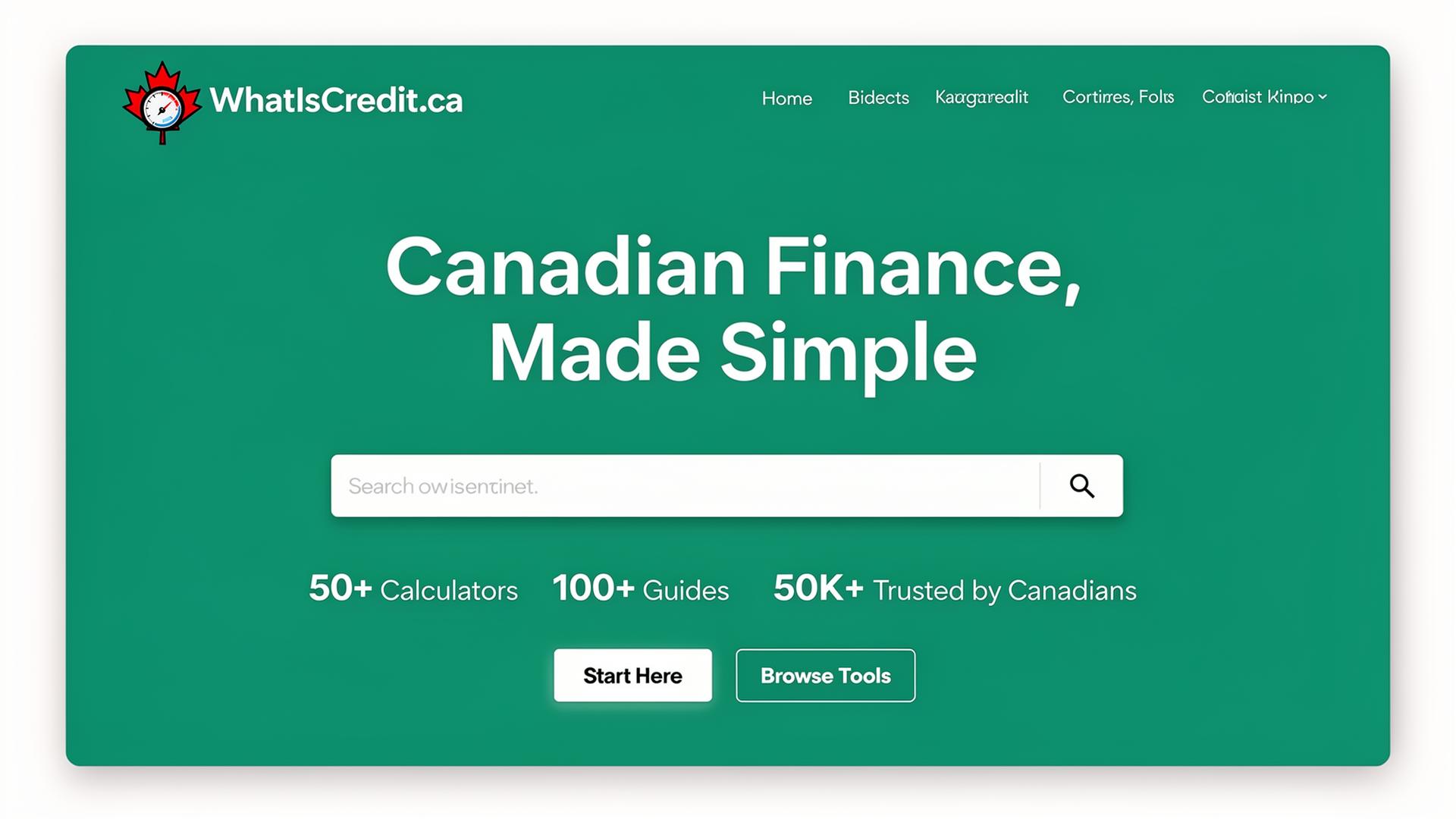 WhatIsCredit.ca Homepage
